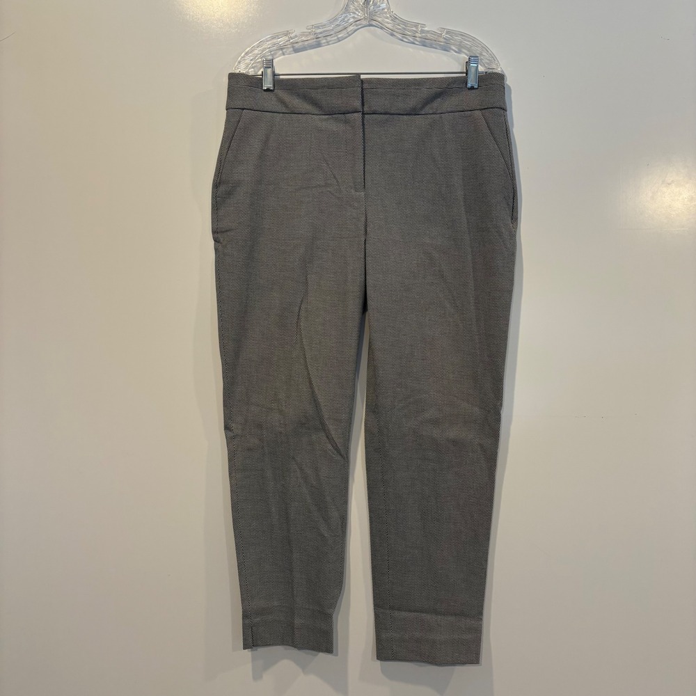 Chico's Black White Houndstooth‎ Pattern Career Pants Size 1.5R US 10